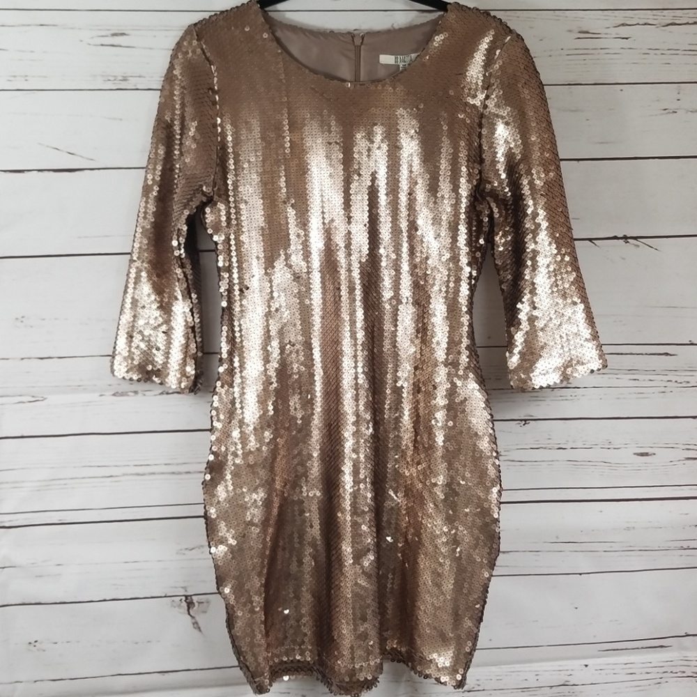 Brand New w/tags BB Dakota Sequin Dress - Picture 2 of 6
